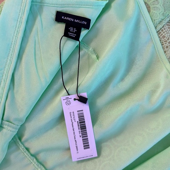 NWT Karen Millen Guipure Lace Pleated Skirt Midi Dress. Sold Out! - Picture 9 of 16